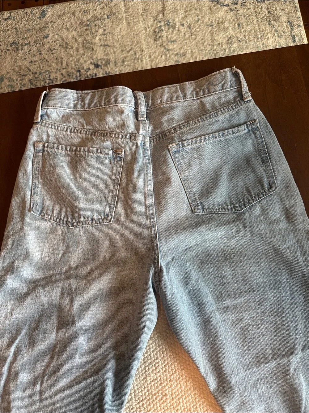 Old Navy Light Blue Straight-Leg Girls Jeans